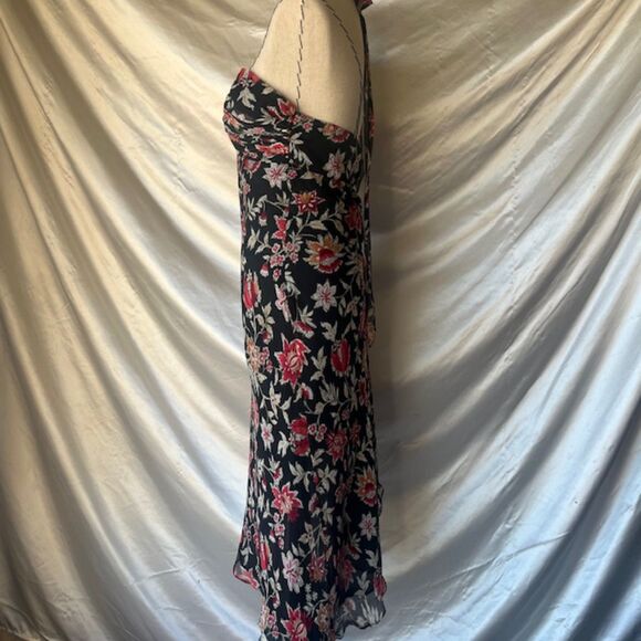 Jeunese floral halter asymmetrical dress - Picture 5 of 8
